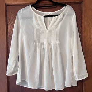 Old Navy sheer blouse